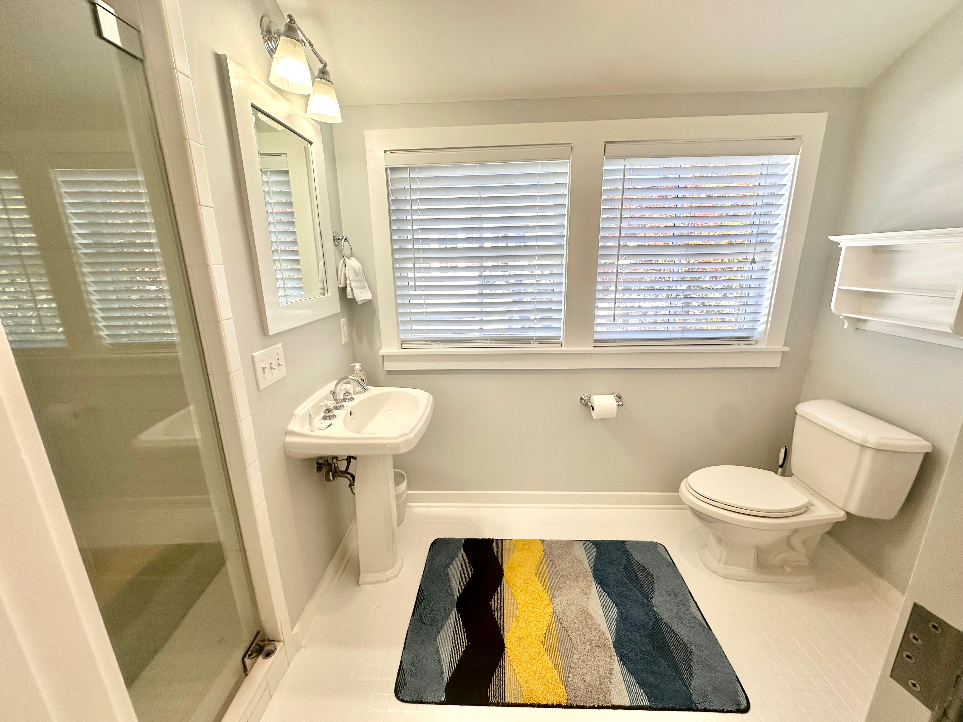 Upstairs Full Bathroom with Walk-In Shower