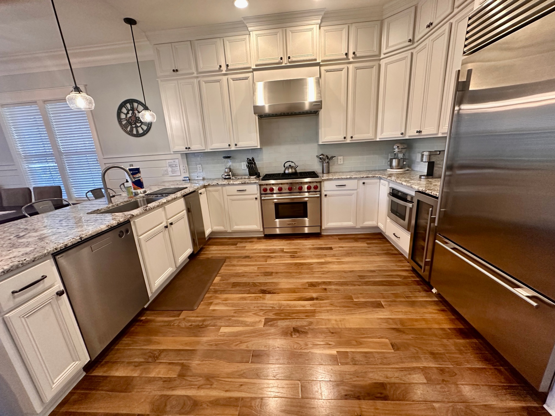 Chef's Kitchen with Wolf Range and Sub-Zero Refrigerator