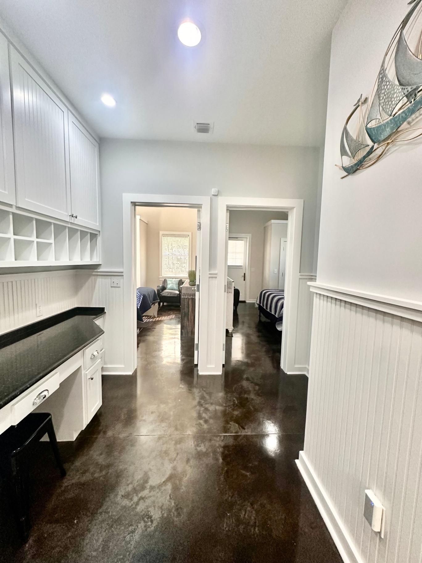 Built-In Workspace Nook for Remote Work or Planning Days